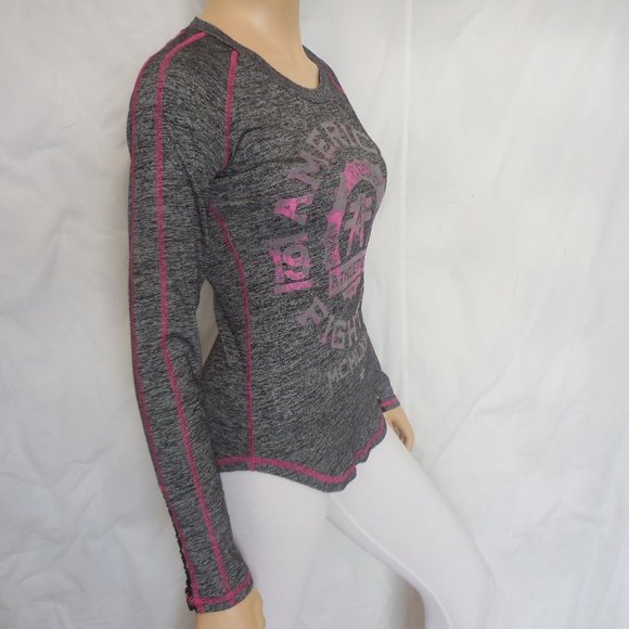 American Fighter T-Shirt Gray Graphic Size XS - Picture 4 of 9